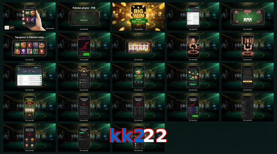 Main screen of Kk222 bet page for PK players