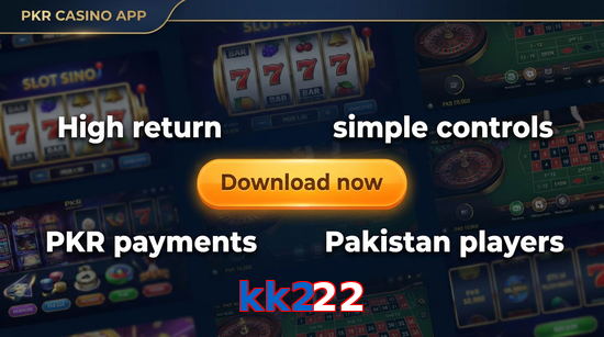 Main screen of Kk222 gamedownload page for PK players